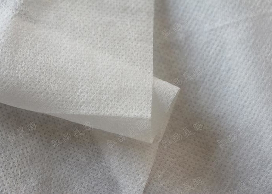 購入 おむつの最上層のためのISO9001 SSSの非編まれた生地の白い通気性 online manufacture