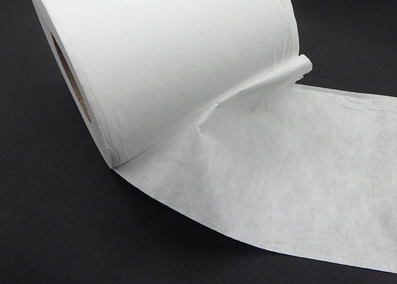 購入 長い防護マスクのための繊維の溶解によって吹かれる非編まれた生地15-50 GSM online manufacture