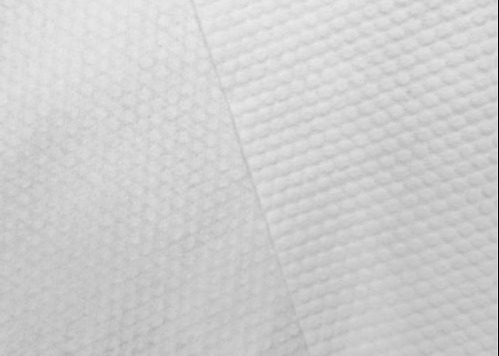 購入 ぬれたティッシュ/ぬれたワイプのための親水性のSpunlaceのNonwoven生地3.2Mの幅 online manufacture