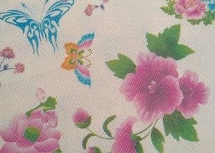購入 Eco友好的なPPの非編まれた生地は試験の生産のためのパターンの印刷をカスタマイズした online manufacture